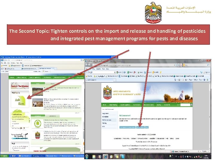 The Second Topic: Tighten controls on the import and release and handling of pesticides