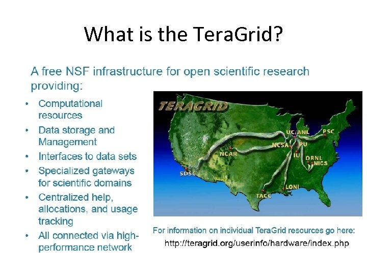 What is the Tera. Grid? 