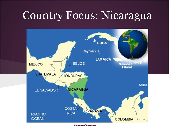 Country Focus: Nicaragua Teachingfor. Change. org 
