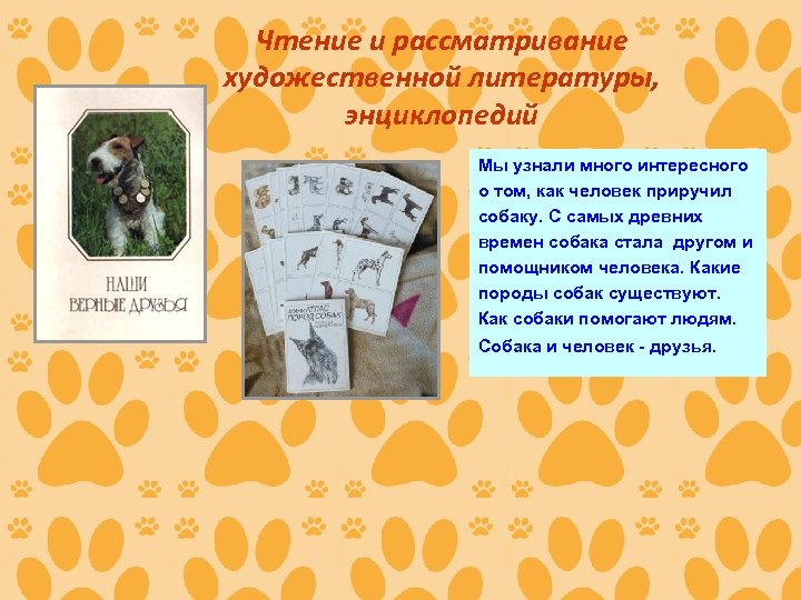 Чтение и рассматривание художественной литературы, энциклопедий Мы узнали много интересного о том, как человек