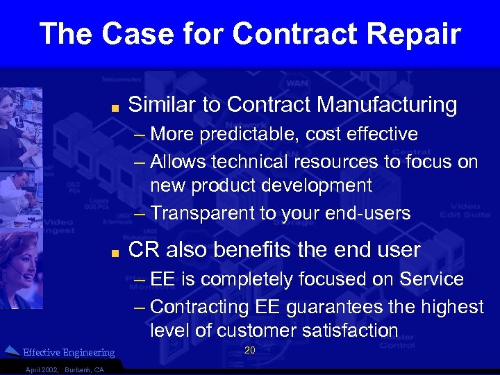 The Case for Contract Repair Similar to Contract Manufacturing – More predictable, cost effective
