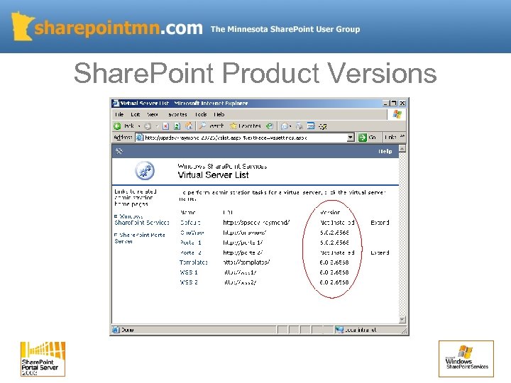 Share. Point Product Versions 