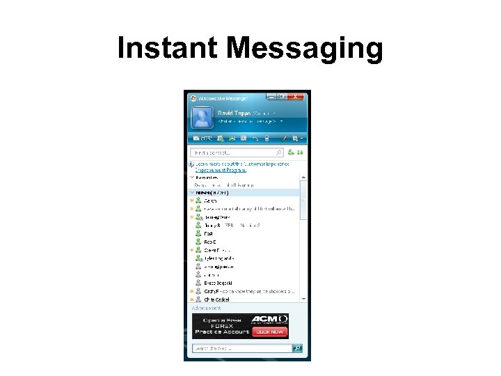 Instant Messaging 