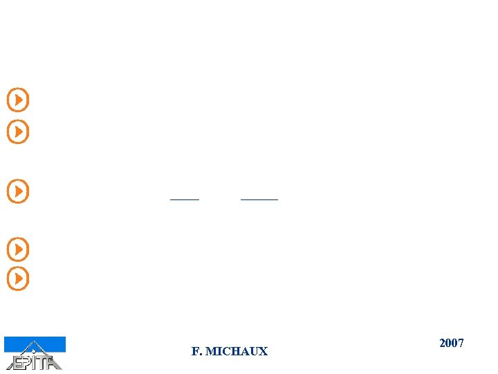 F. MICHAUX 2007 