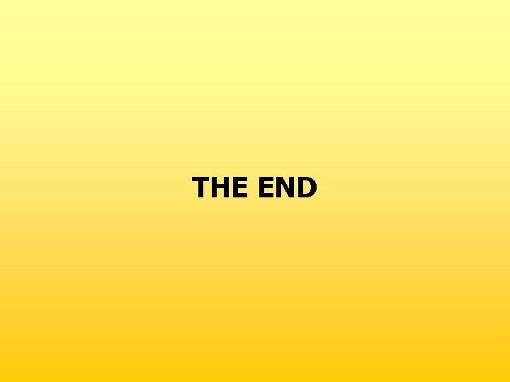 THE END 