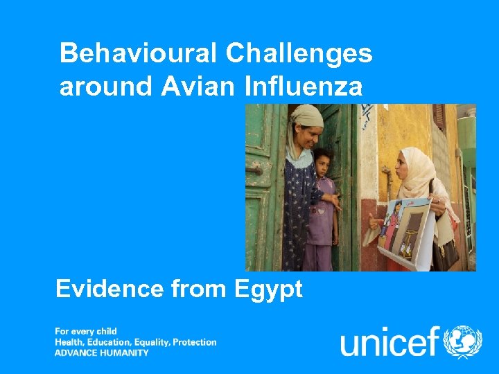 Behavioural Challenges around Avian Influenza Evidence from Egypt 