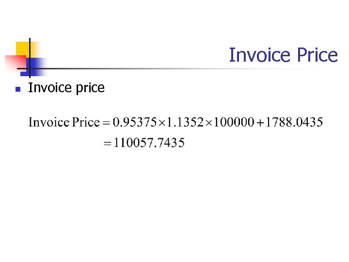 Invoice Price n Invoice price 