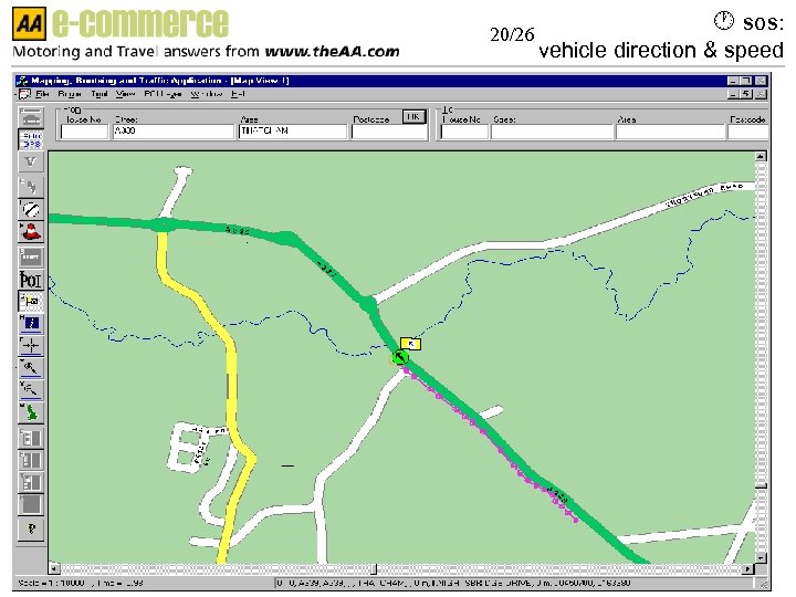 20/26 sos: vehicle direction & speed 