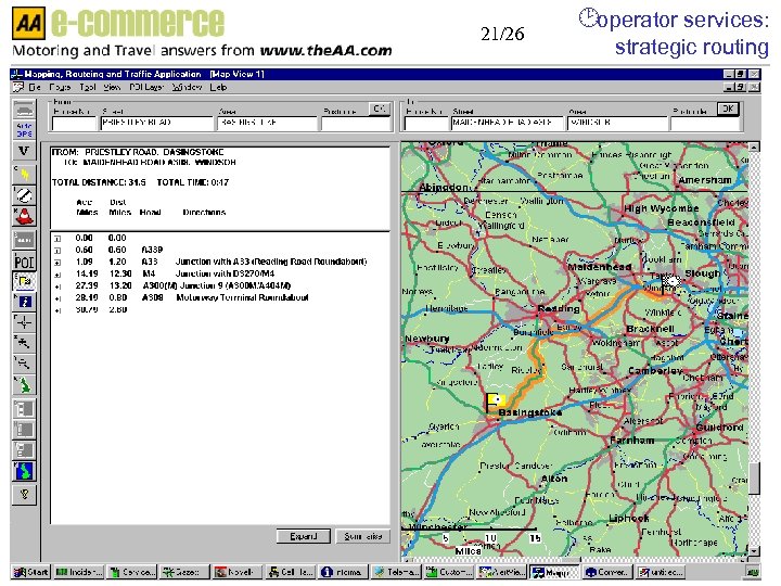 21/26 operator services: strategic routing 