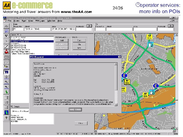 24/26 operator services: more info on POIs 