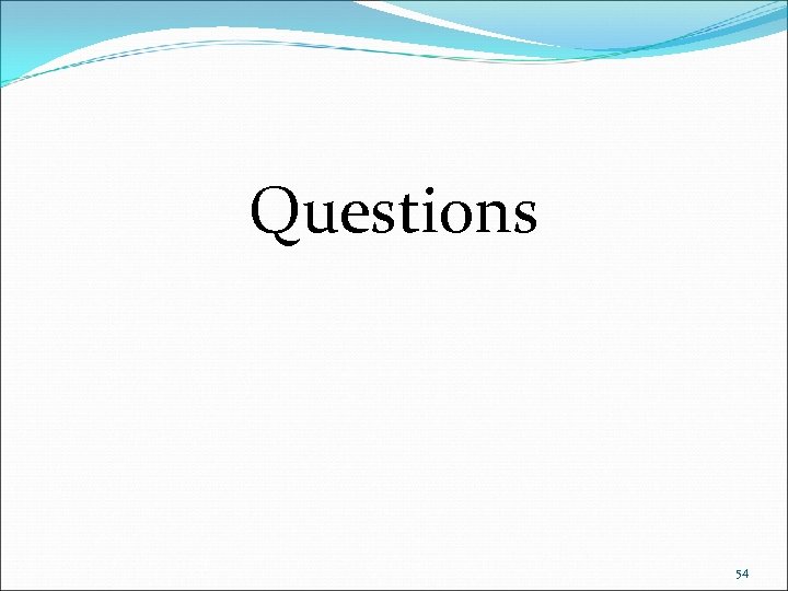 Questions 54 