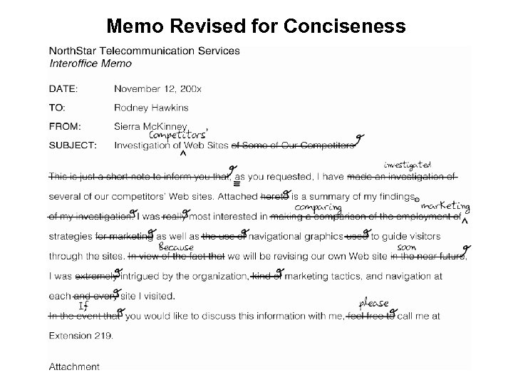 Memo Revised for Conciseness Mary Ellen Guffey, Essentials of Business Communication, 8 e 8