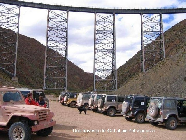 Una travesía de 4 X 4 al pie del Viaducto 