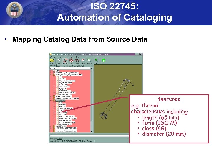 ISO 22745: Automation of Cataloging • Mapping Catalog Data from Source Data features e.