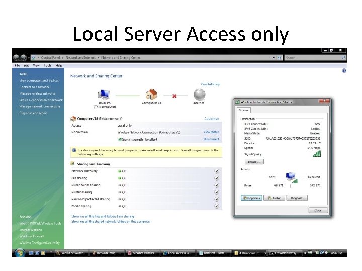 Local Server Access only 