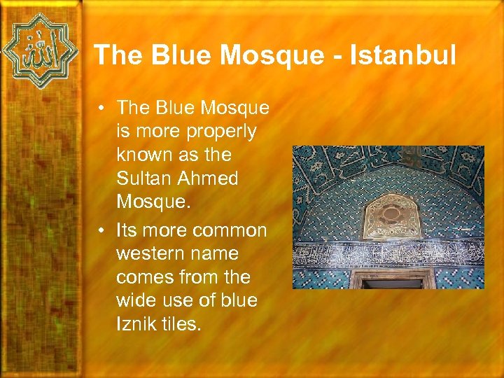 The Blue Mosque - Istanbul • The Blue Mosque is more properly known as