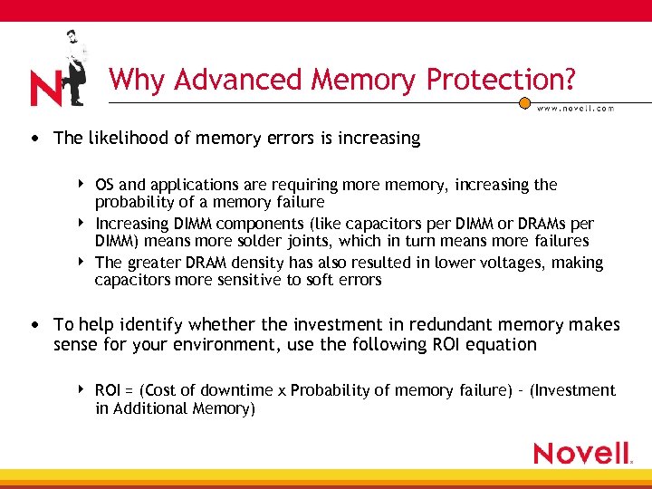 Why Advanced Memory Protection? • The likelihood of memory errors is increasing 4 4