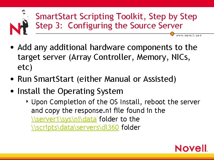 Smart. Start Scripting Toolkit, Step by Step 3: Configuring the Source Server • Add