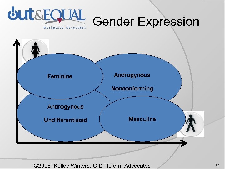 Gender Expression Feminine Androgynous Nonconforming Androgynous Undifferentiated Masculine © 2006 Kelley Winters, GID Reform