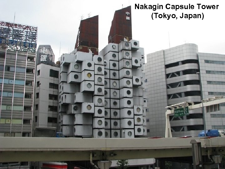 Nakagin Capsule Tower (Tokyo, Japan) 