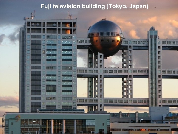 Fuji television building (Tokyo, Japan) 