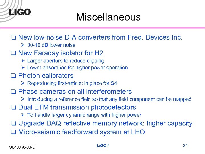 Miscellaneous q New low-noise D-A converters from Freq. Devices Inc. Ø 30 -40 d.