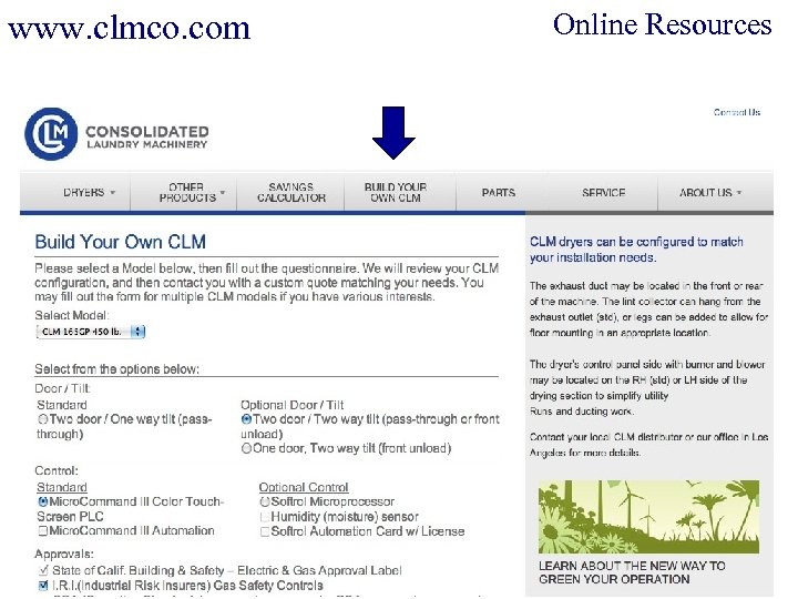 www. clmco. com Online Resources 