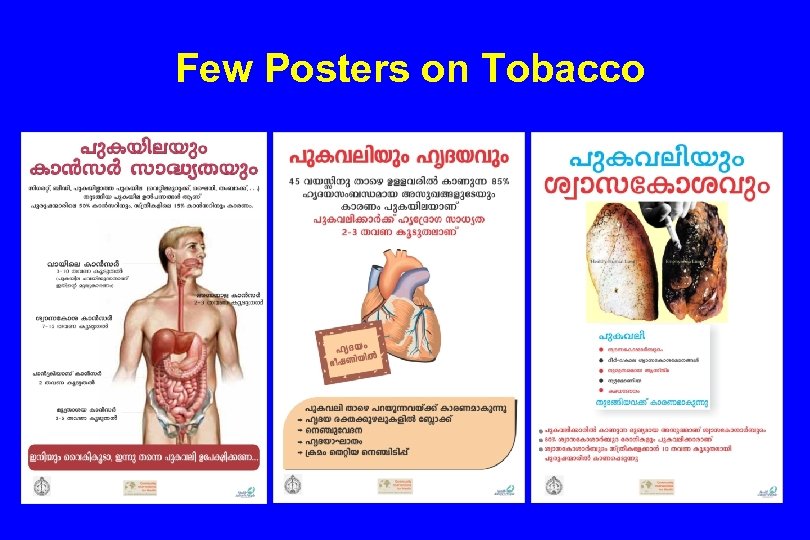 Few Posters on Tobacco 
