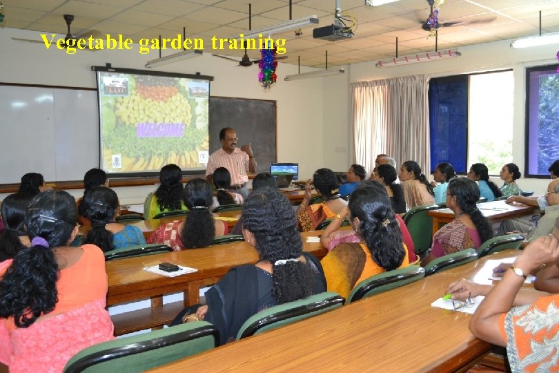 Vegetable garden training 