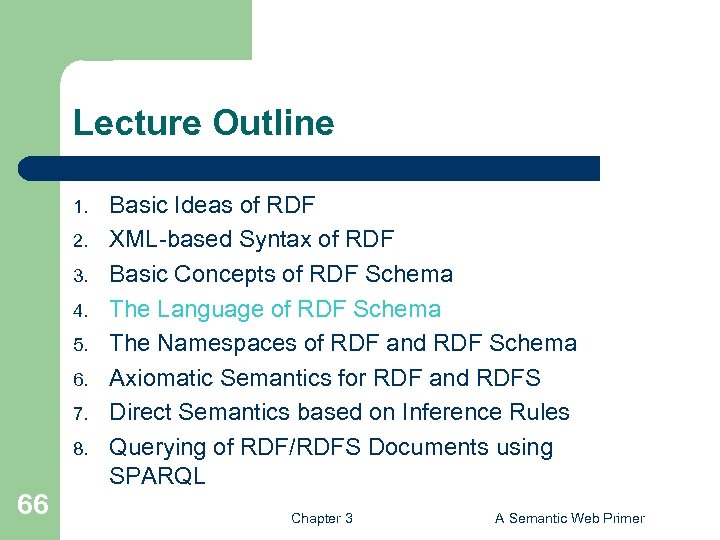 Lecture Outline 1. 2. 3. 4. 5. 6. 7. 8. 66 Basic Ideas of