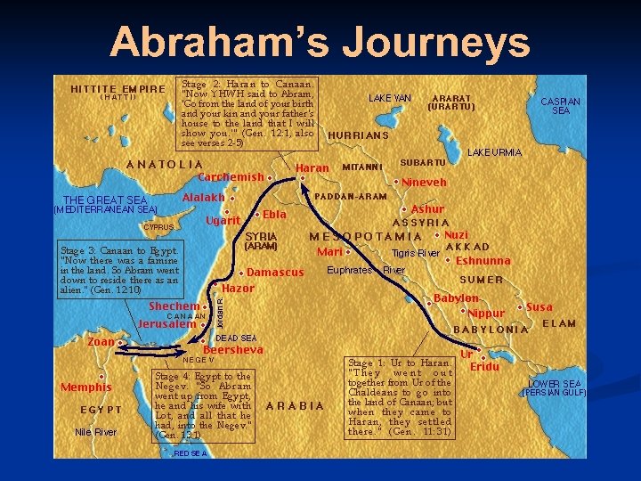 Abraham’s Journeys 
