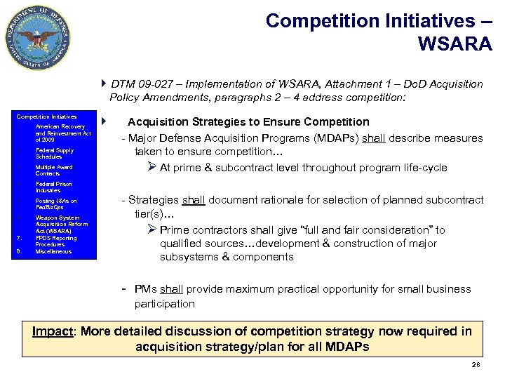 Competition Initiatives – WSARA 4 DTM 09 -027 – Implementation of WSARA, Attachment 1