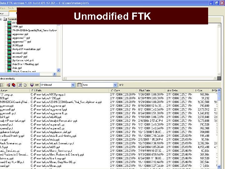 Unmodified FTK Office of Research & Economic Development 27 