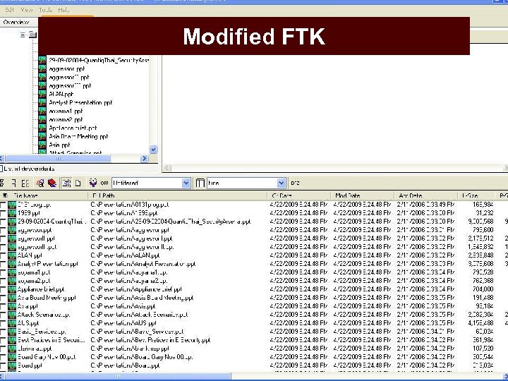 Modified FTK Office of Research & Economic Development 28 