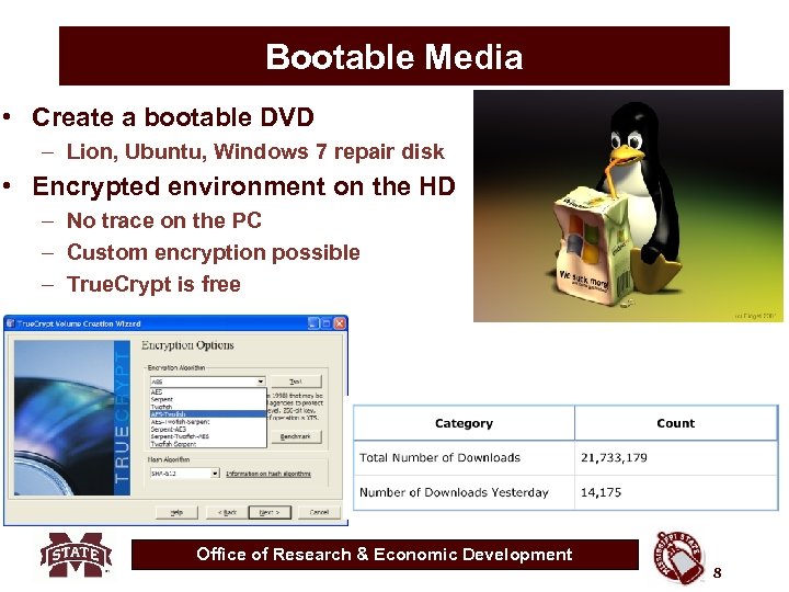 Bootable Media • Create a bootable DVD – Lion, Ubuntu, Windows 7 repair disk