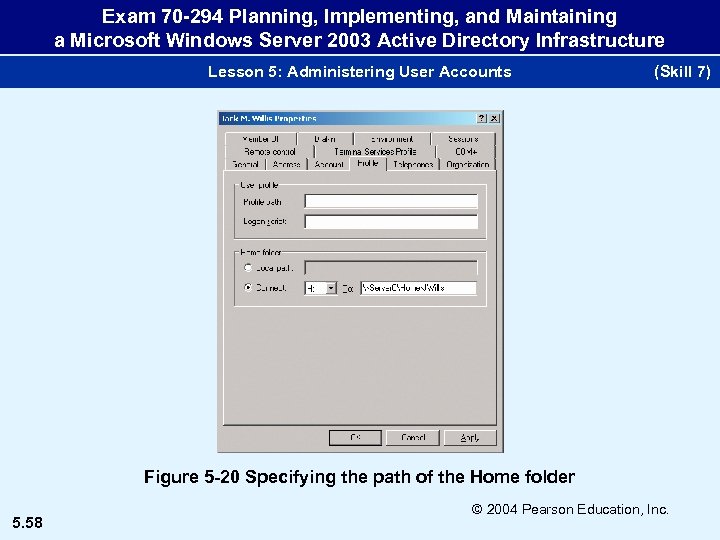 Exam 70 -294 Planning, Implementing, and Maintaining a Microsoft Windows Server 2003 Active Directory