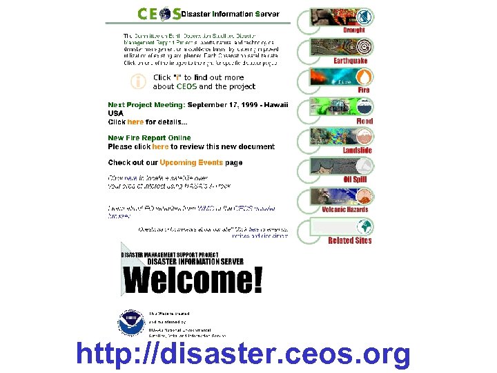 http: //disaster. ceos. org 