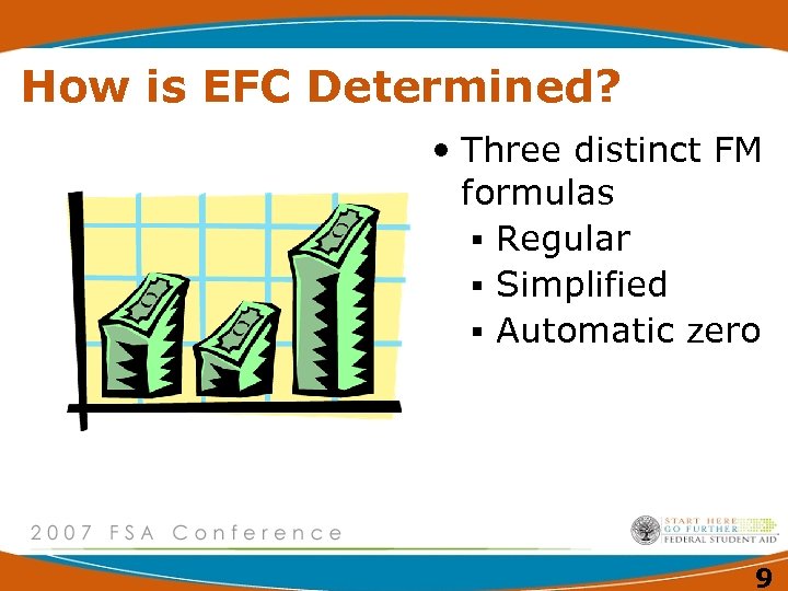 How is EFC Determined? • Three distinct FM formulas § Regular § Simplified §