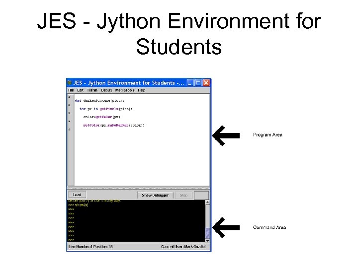 JES - Jython Environment for Students 