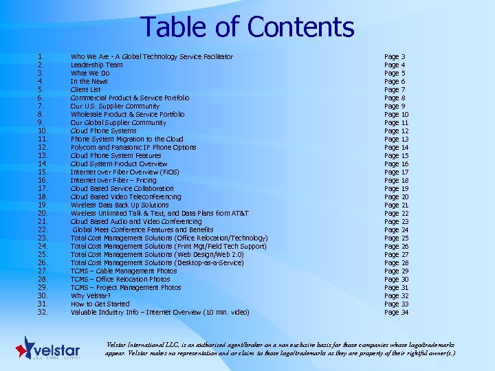 Table of Contents 1. 2. 3. 4. 5. 6. 7. 8. 9. 10. 11.