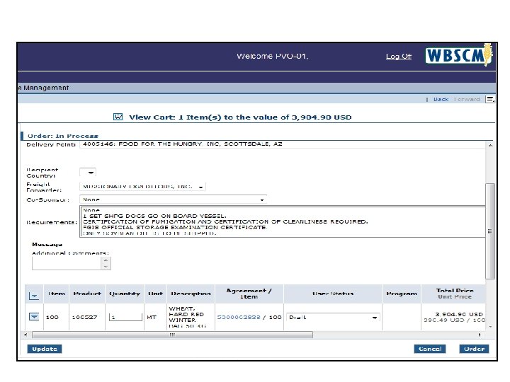 Creating an FAS Sales Order 