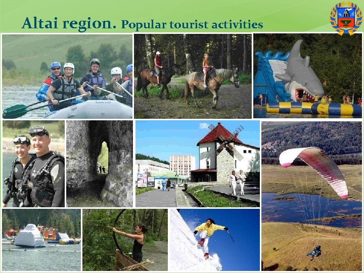 Altai region. Popular tourist activities 