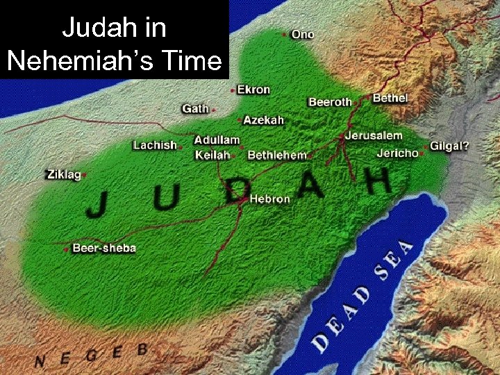 Judah in Nehemiah’s Time 