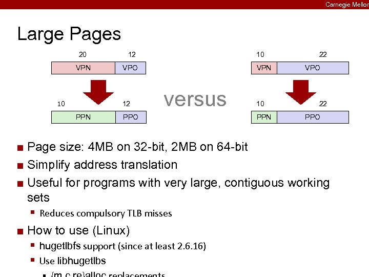 Carnegie Mellon Large Pages 20 12 VPN VPO 10 12 PPN 10 VPN versus