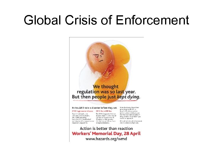 Global Crisis of Enforcement 