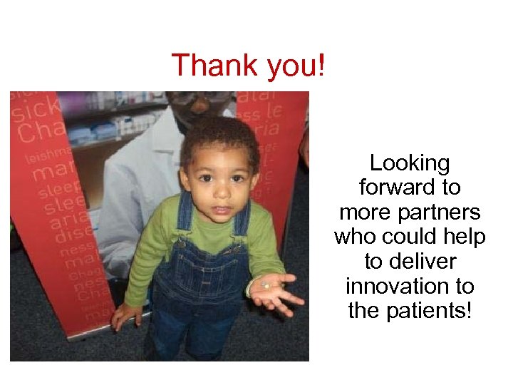 Thank you! Looking forward to more partners who could help to deliver innovation to