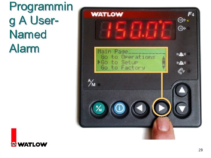 Programmin g A User. Named Alarm 29 