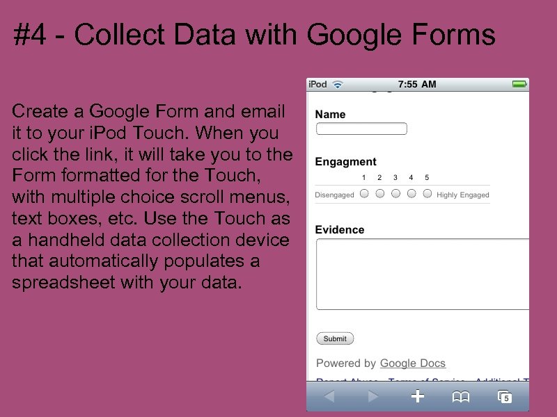 #4 - Collect Data with Google Forms Create a Google Form and email it