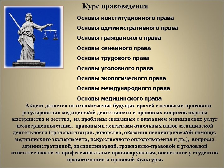 Курс правоведения Основы конституционного права Основы административного права Основы гражданского права Основы семейного права