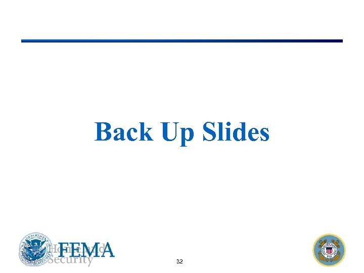 Back Up Slides 32 Port Security Grant Program Teleconference 5/18/05 
